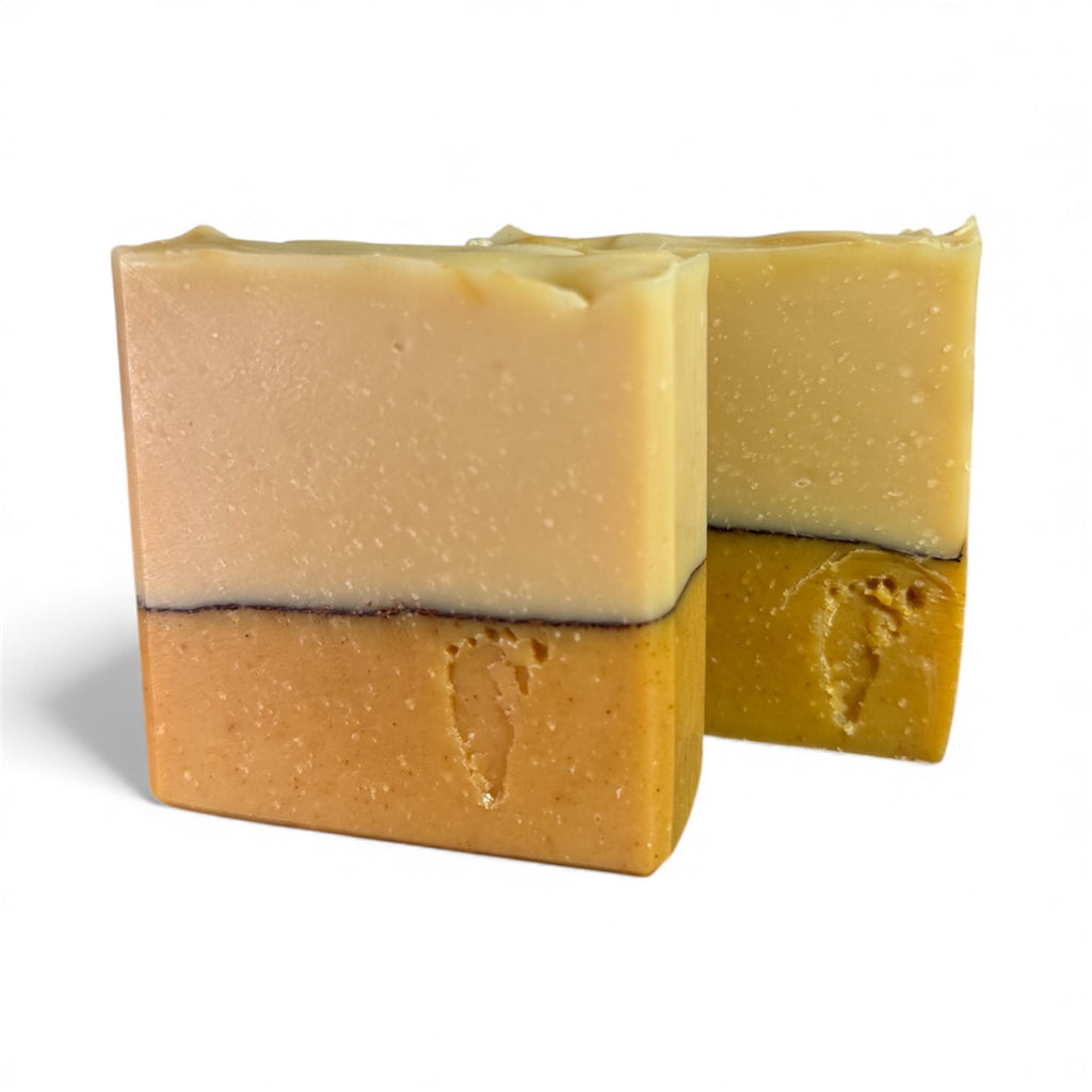 Goats Milk and Tallow Orange-ish Soap